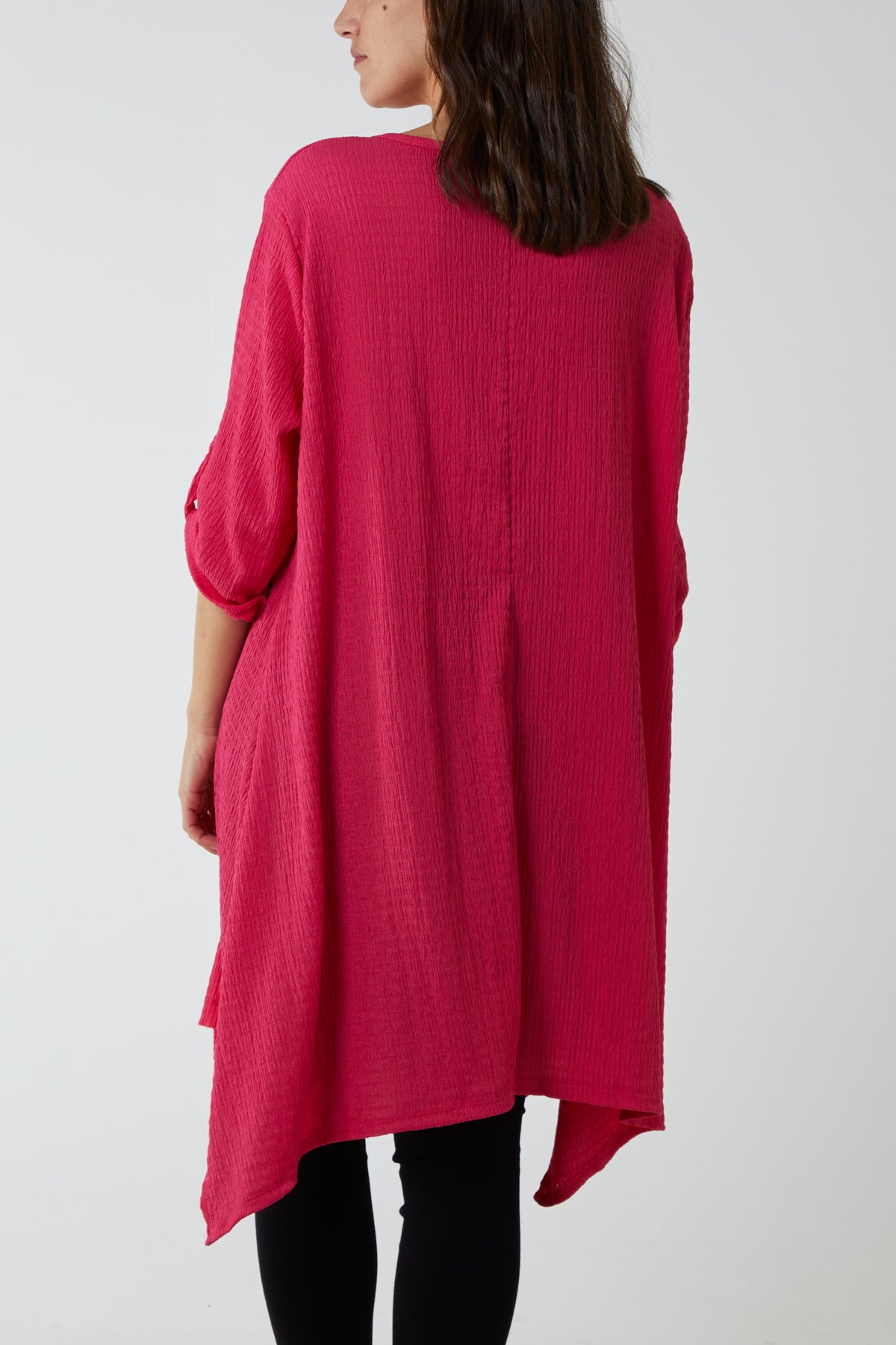 Asymmetric Hem Tunic Dress