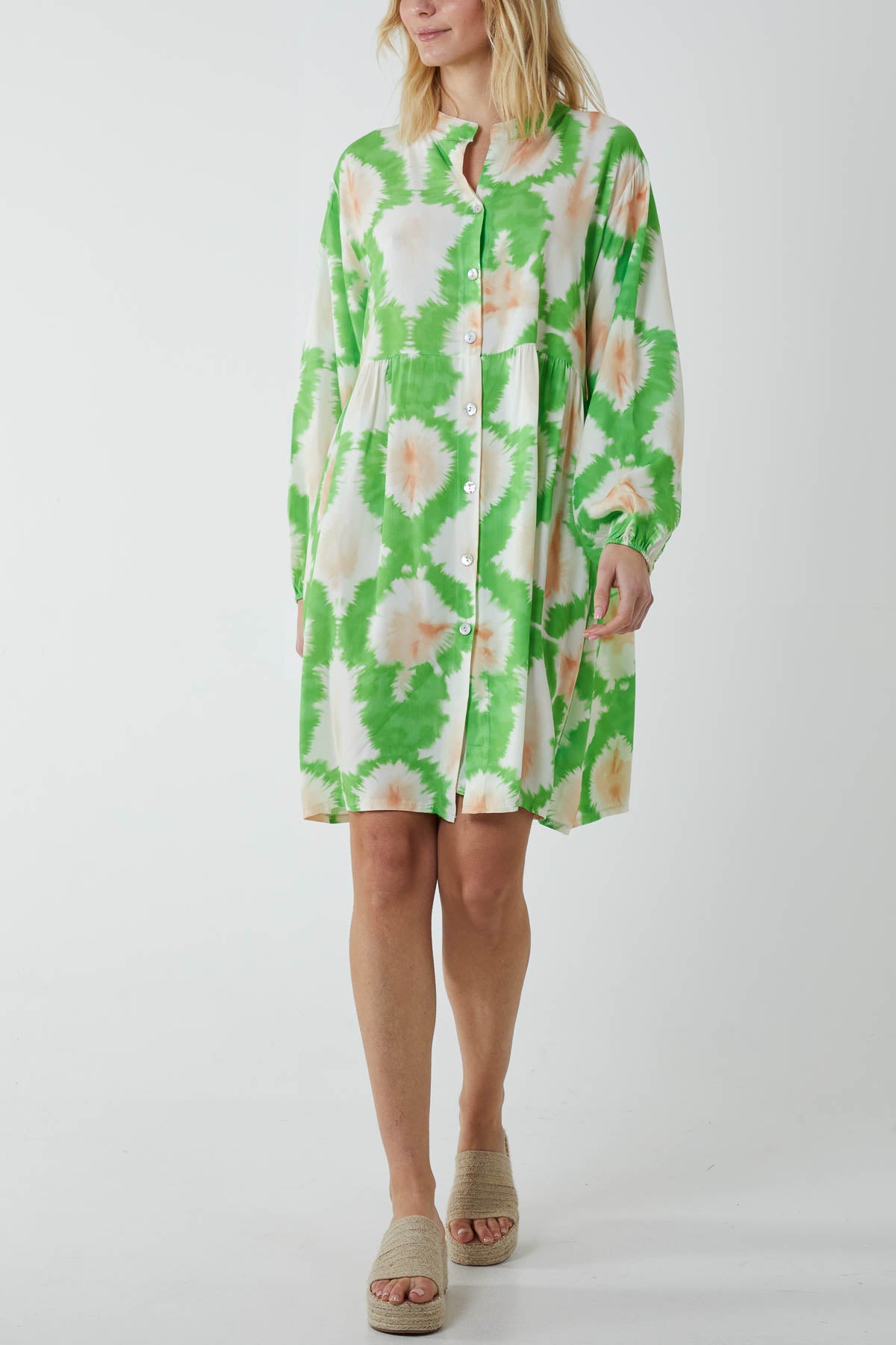 Tie Dye Smock Dress