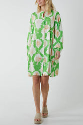 Tie Dye Smock Dress