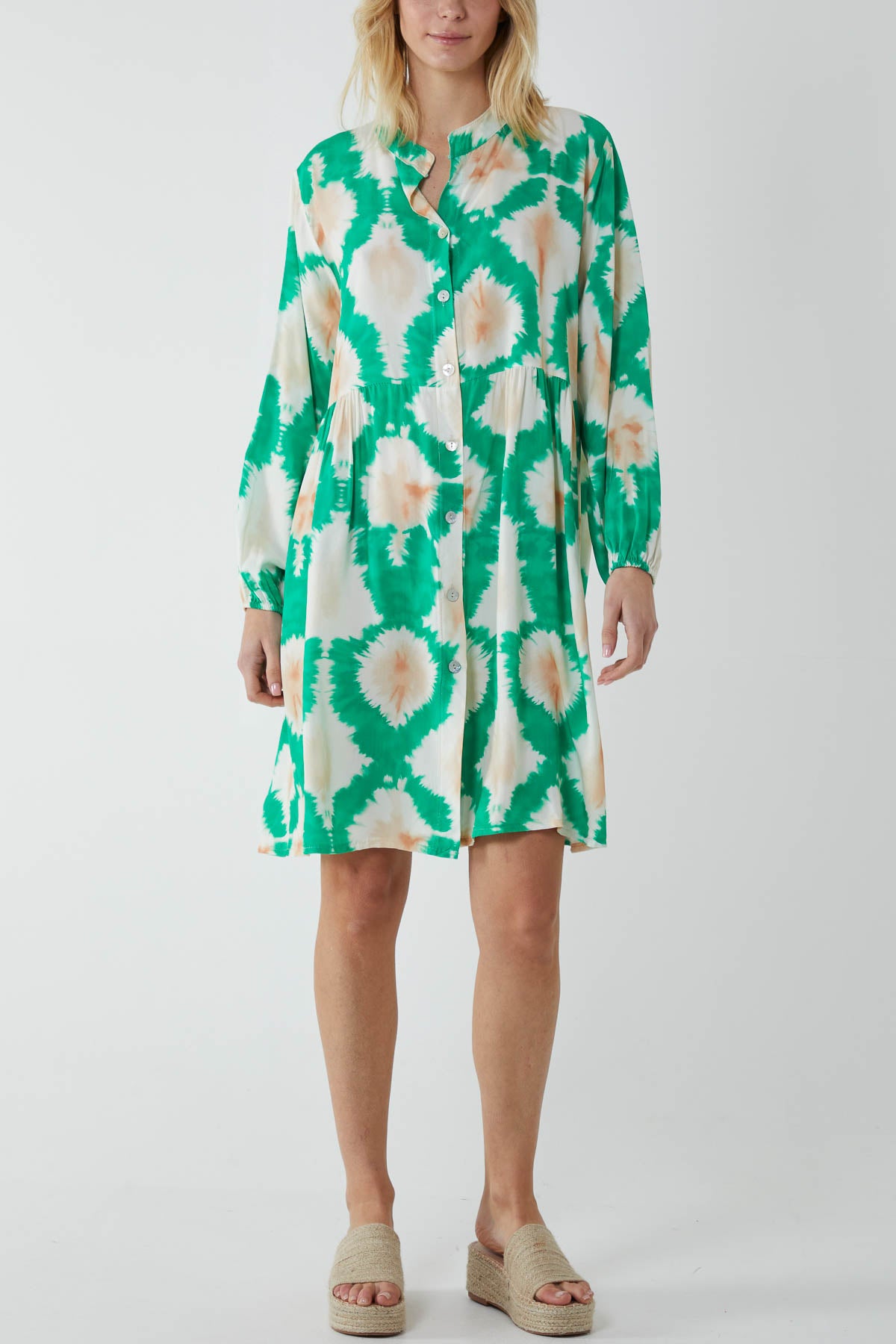 Tie Dye Smock Dress