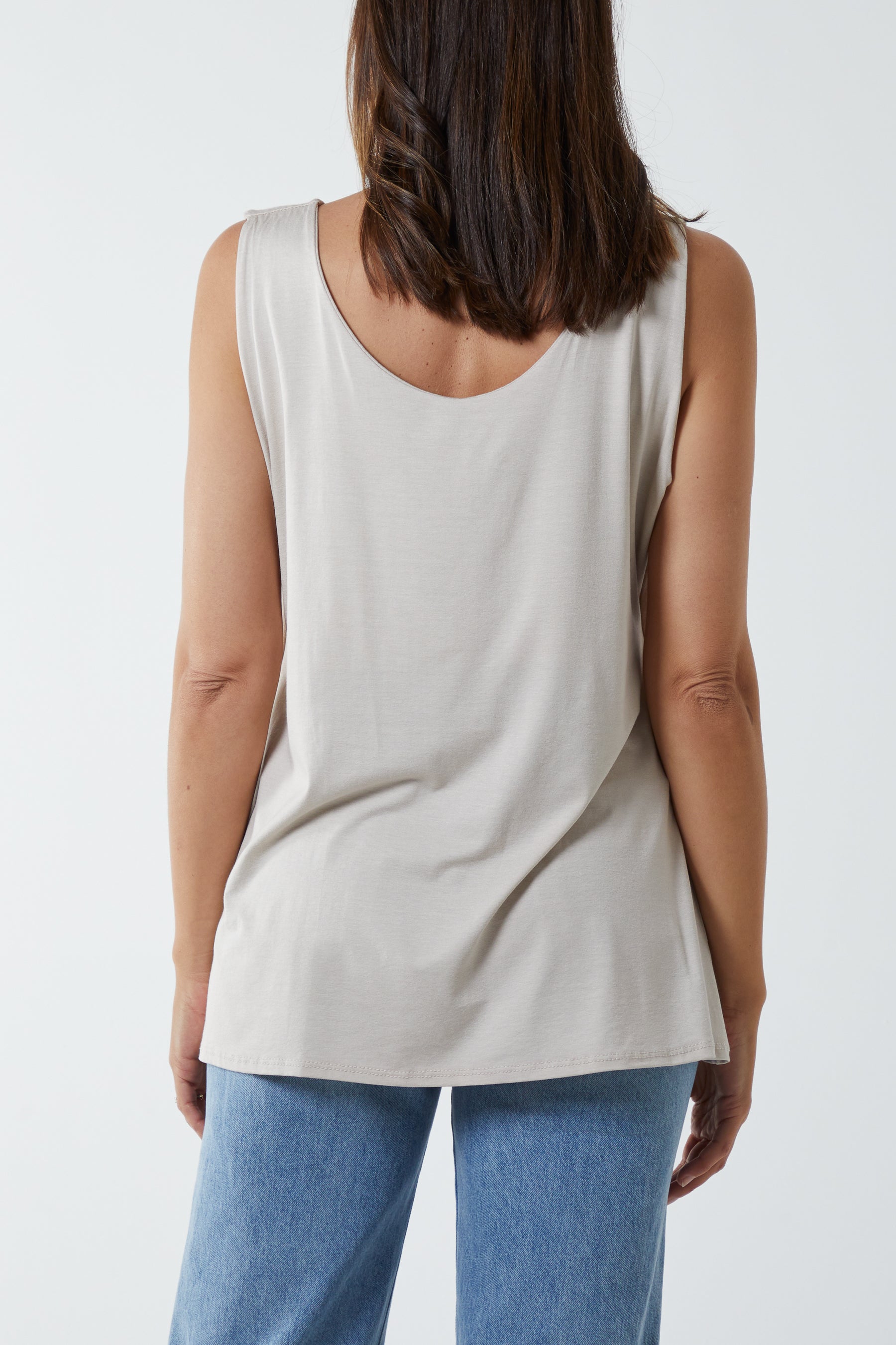 Double Layer Scoop Vest