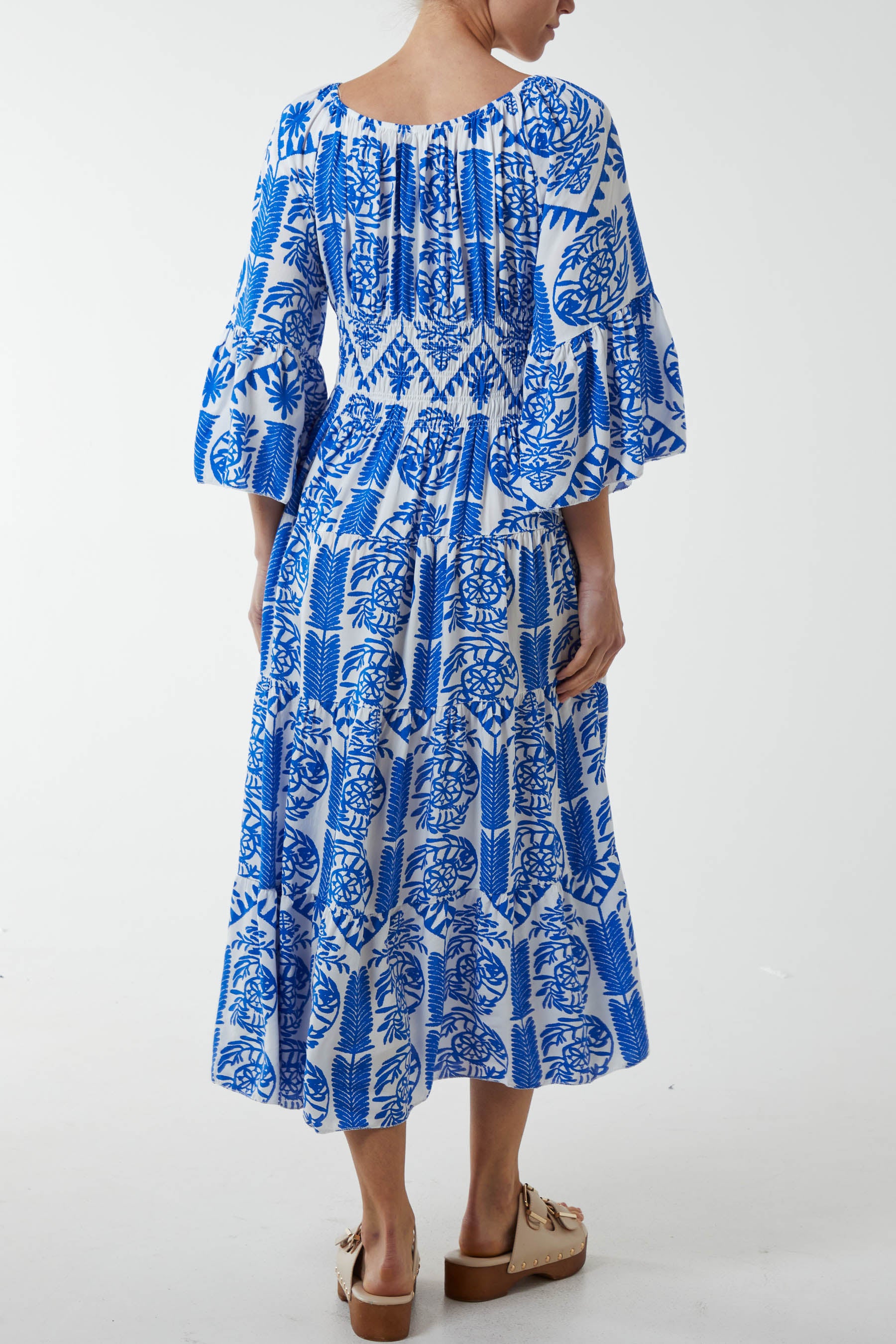 Gypsy Barot Baroque Button Dress