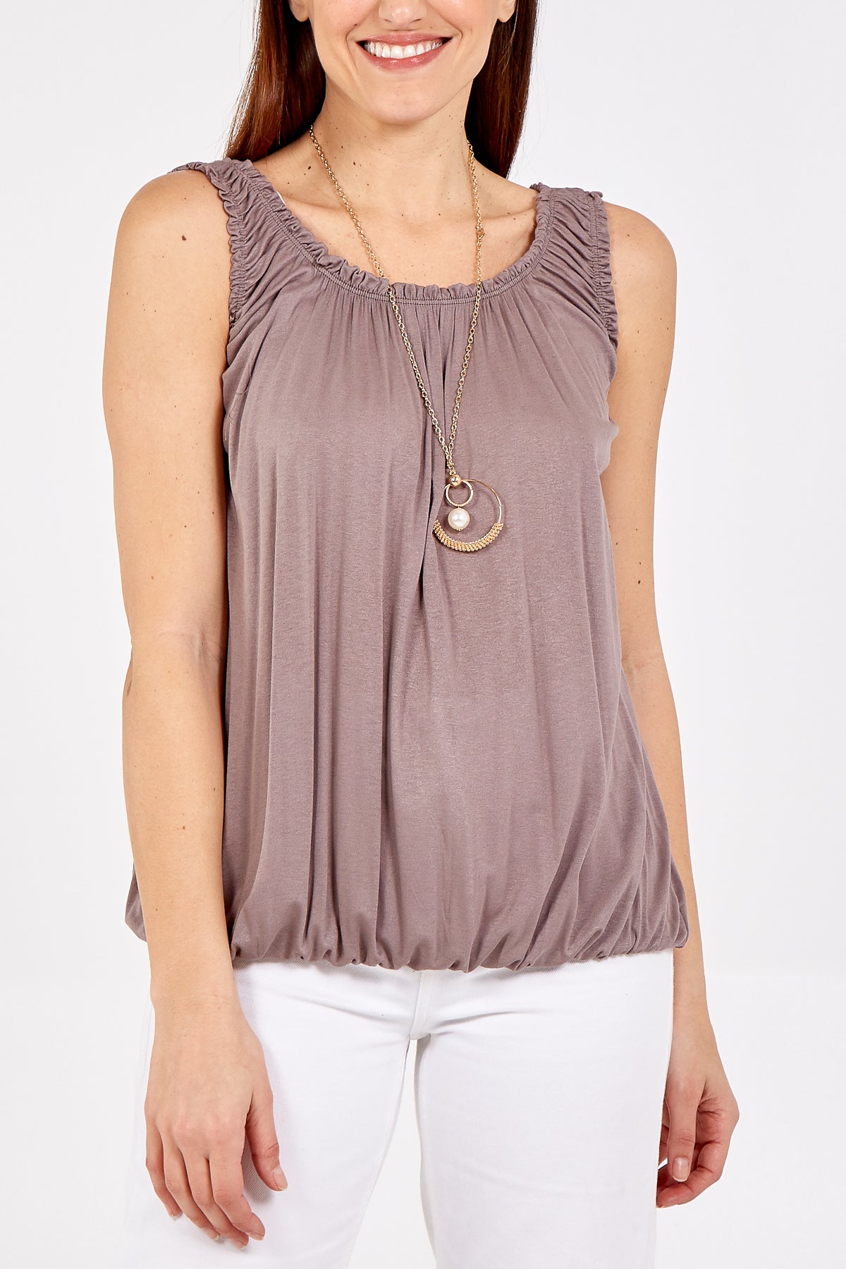 Balloon Frill Vest Top