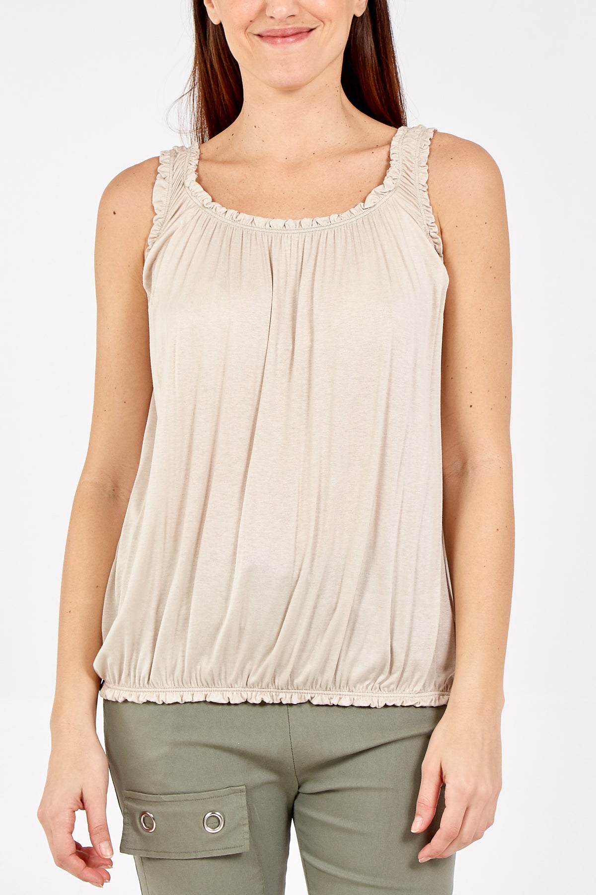 Balloon Frill Vest Top