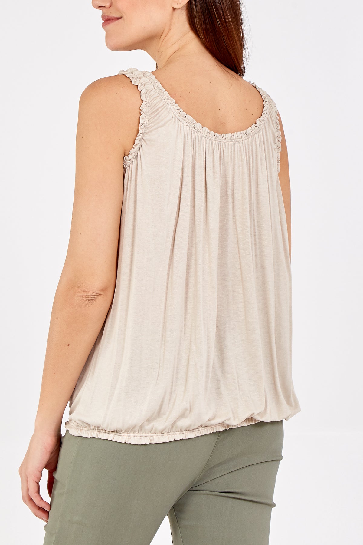 Balloon Frill Vest Top
