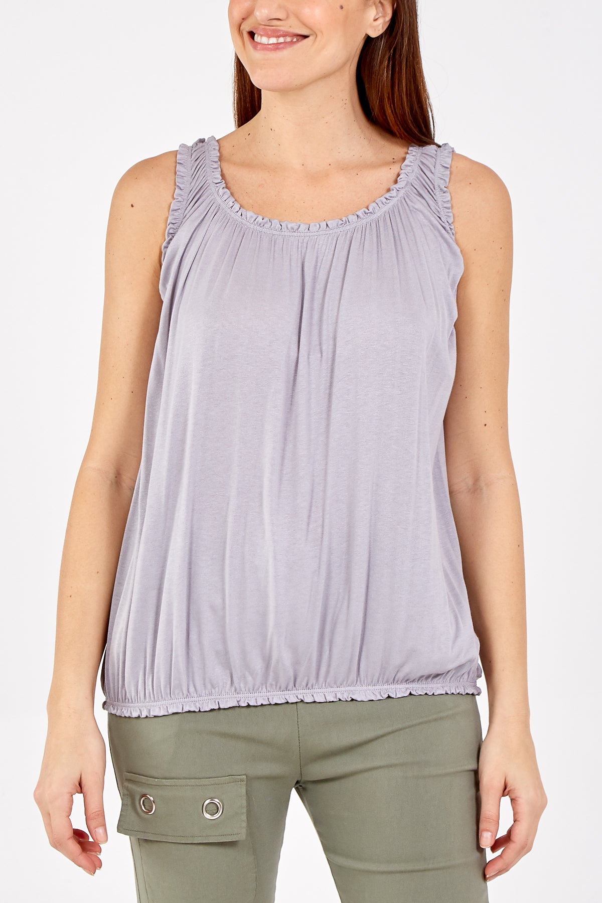 Balloon Frill Vest Top