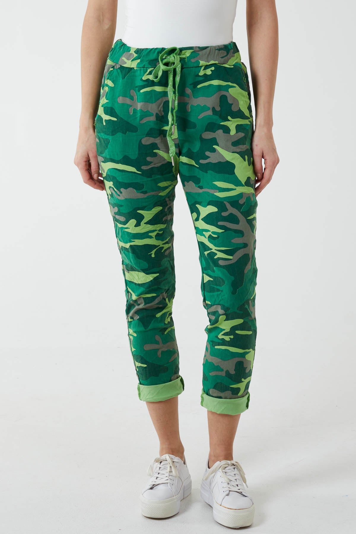 Magic Super Stretch Camouflage Print Trousers