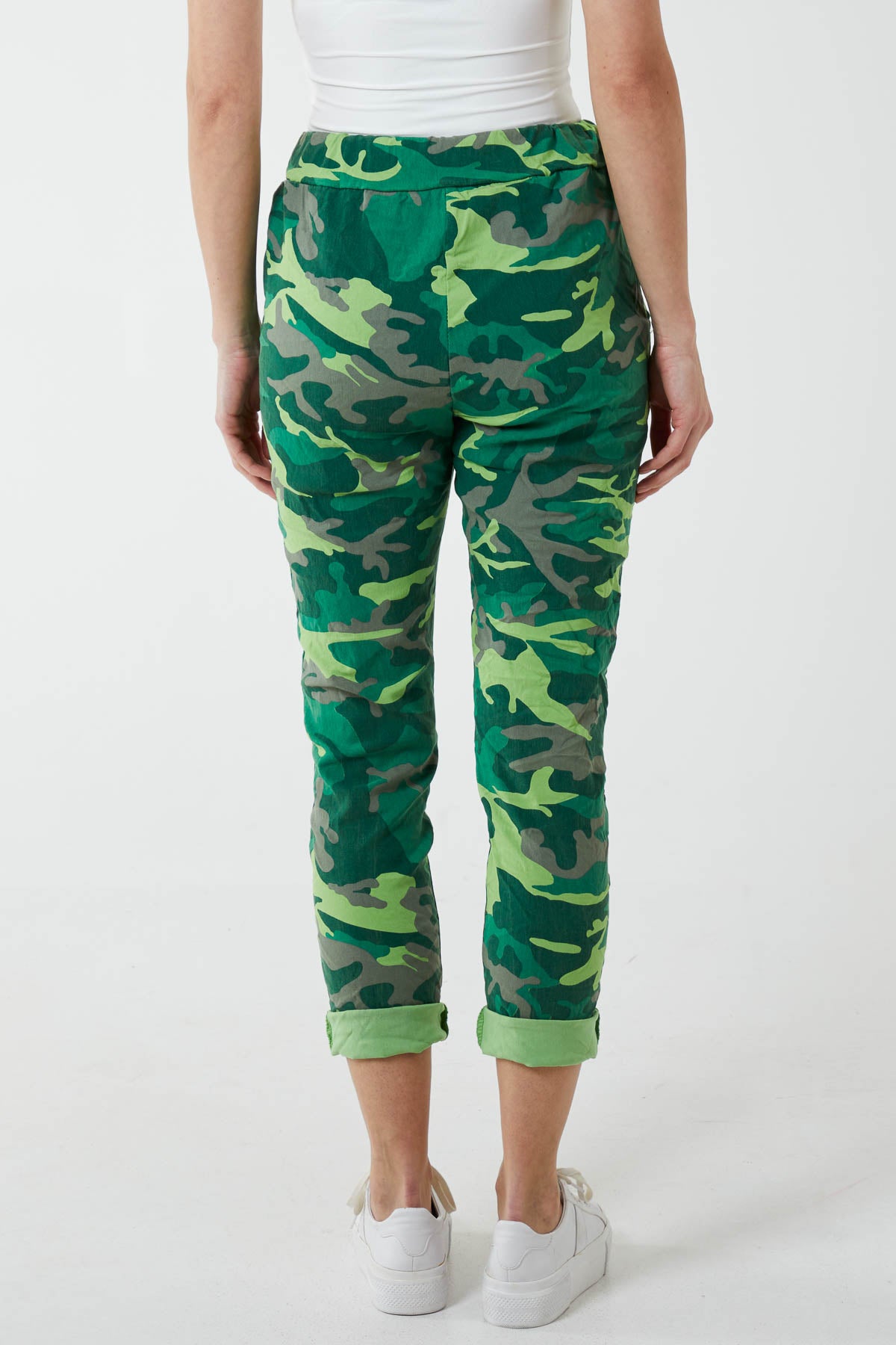 Magic Super Stretch Camouflage Print Trousers