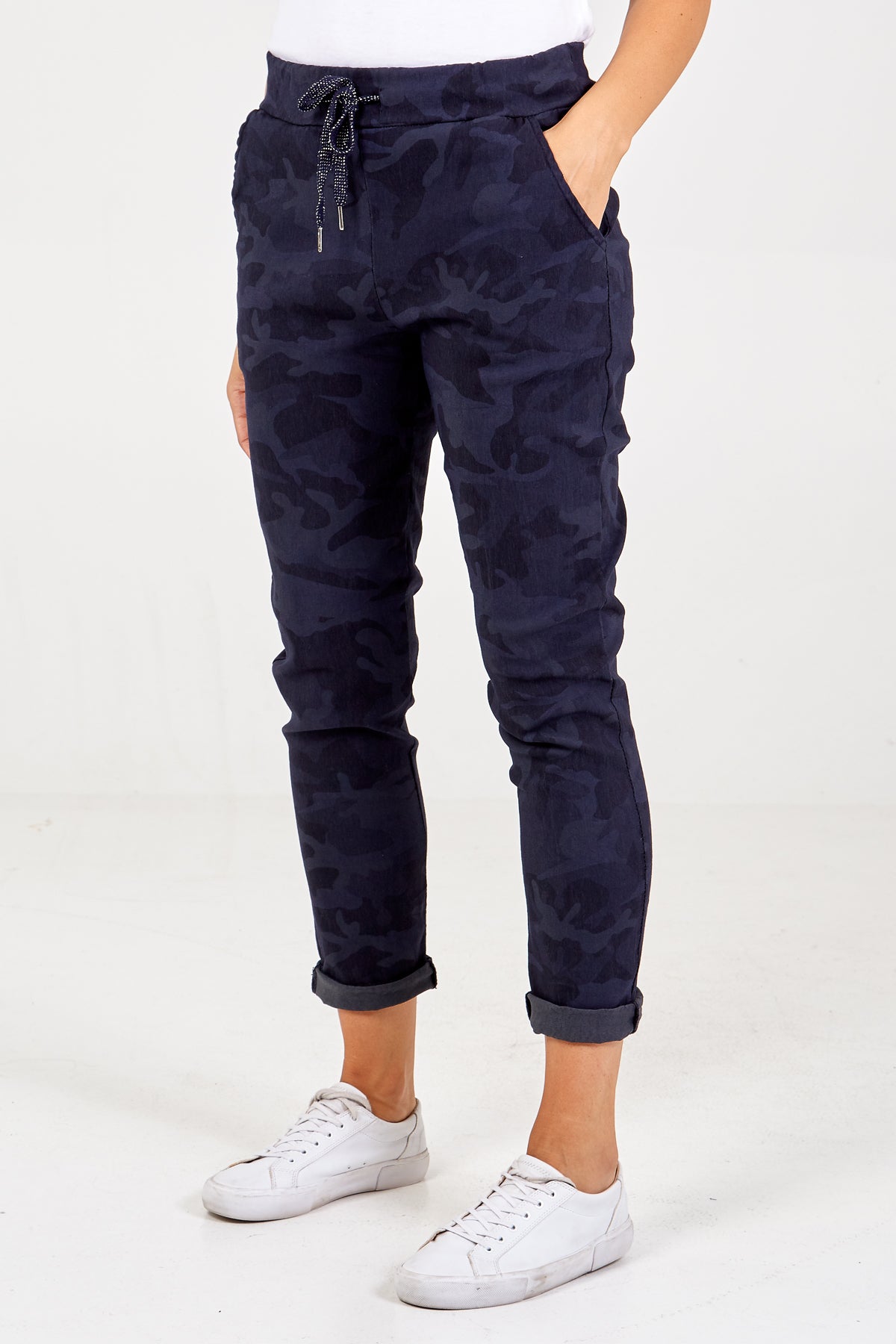 Magic Super Stretch Camouflage Print Trousers