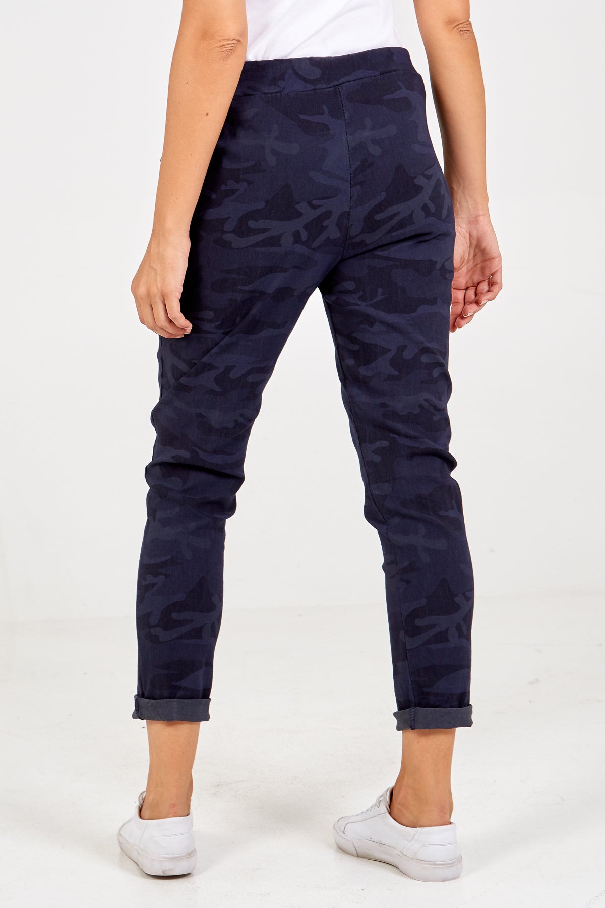 Magic Super Stretch Camouflage Print Trousers