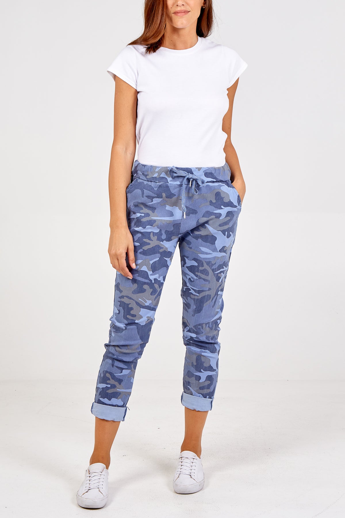 Magic Super Stretch Camouflage Print Trousers