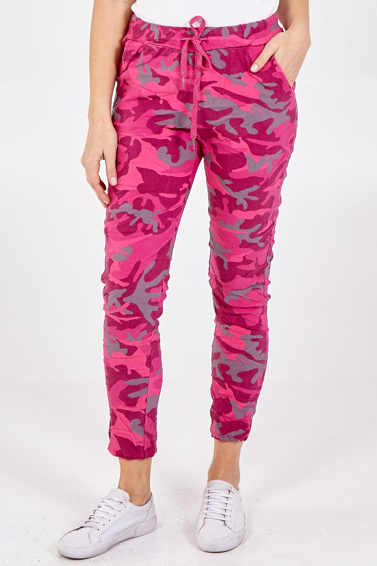 Magic Super Stretch Camouflage Print Trousers