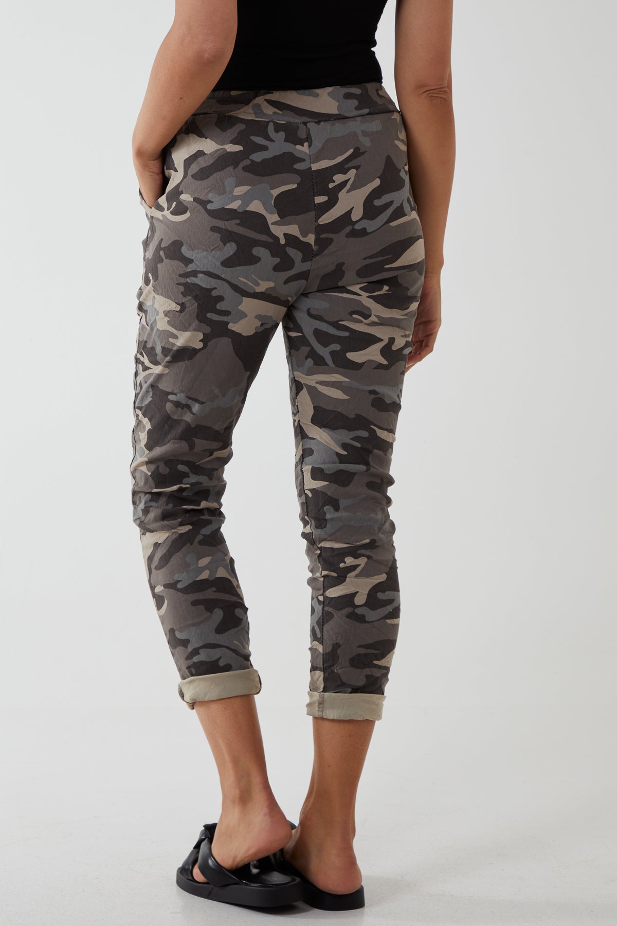 Magic Super Stretch Camouflage Print Trousers