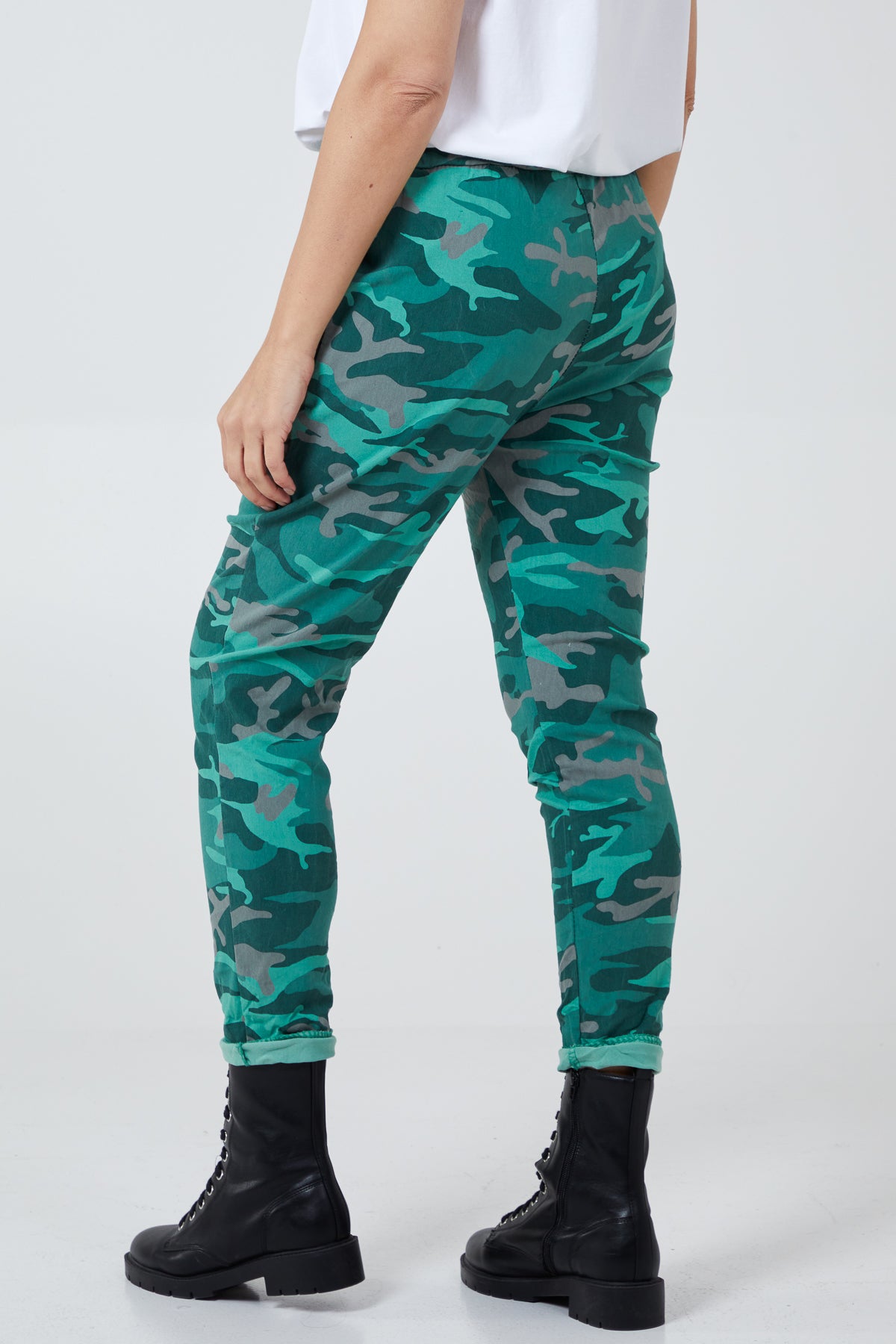 Magic Super Stretch Camouflage Print Trousers