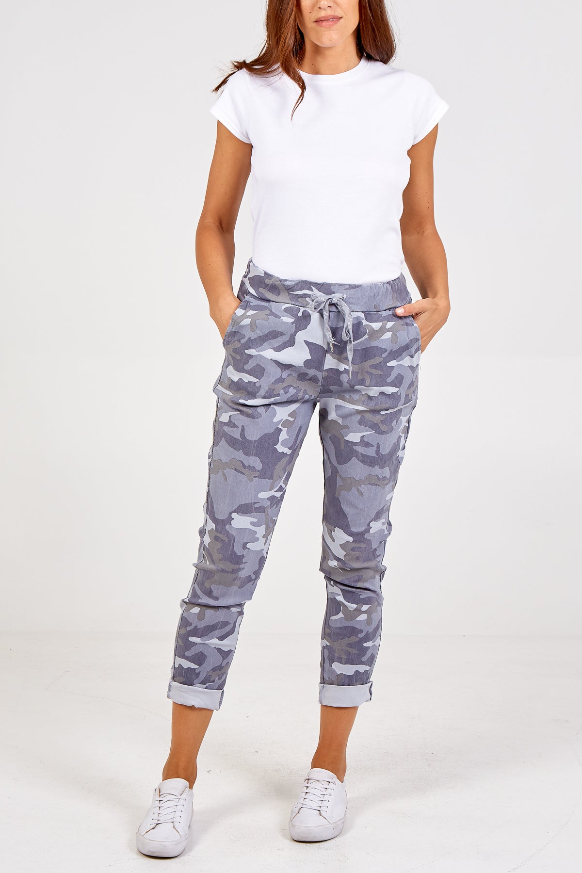 Magic Super Stretch Camouflage Print Trousers