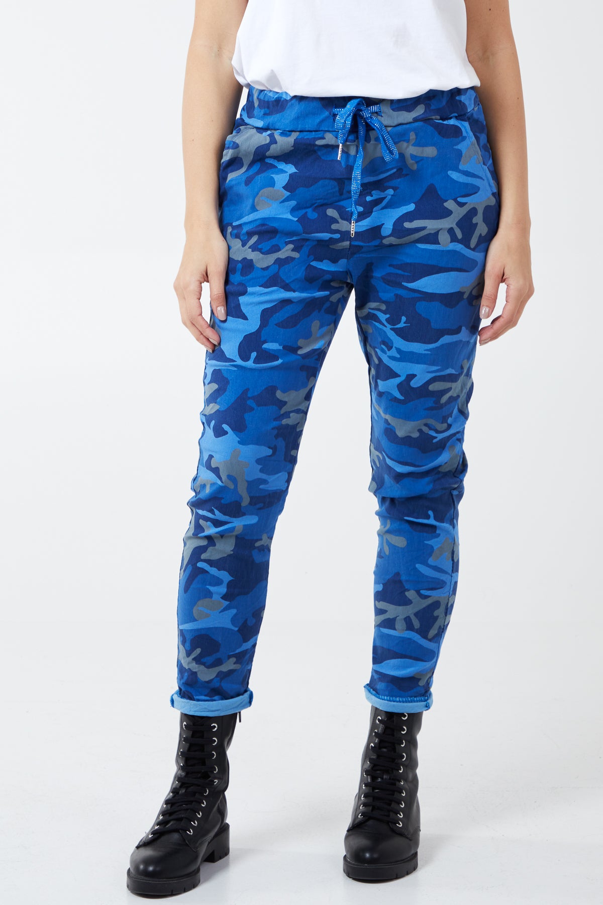 Magic Super Stretch Camouflage Print Trousers