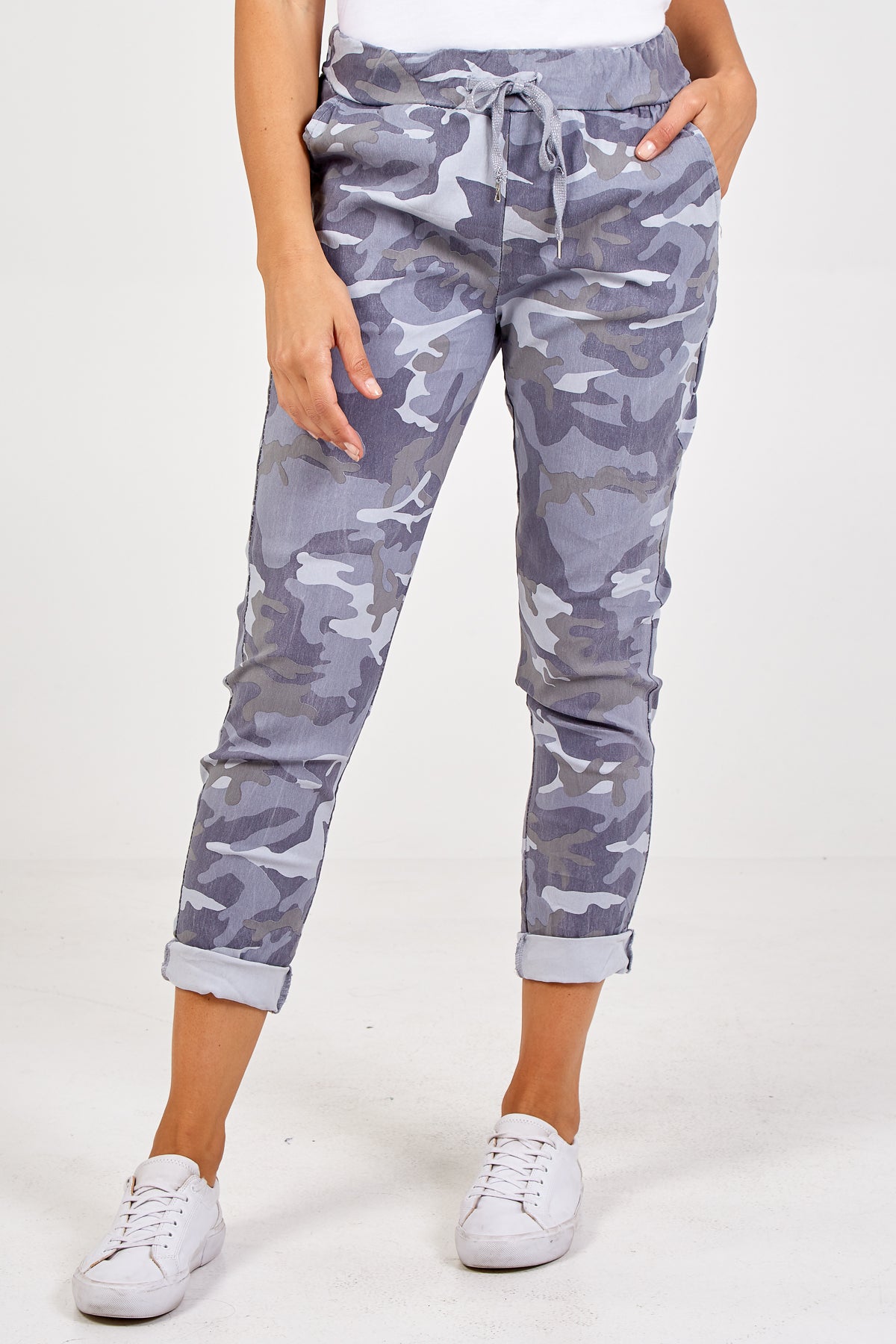 Magic Super Stretch Camouflage Print Trousers