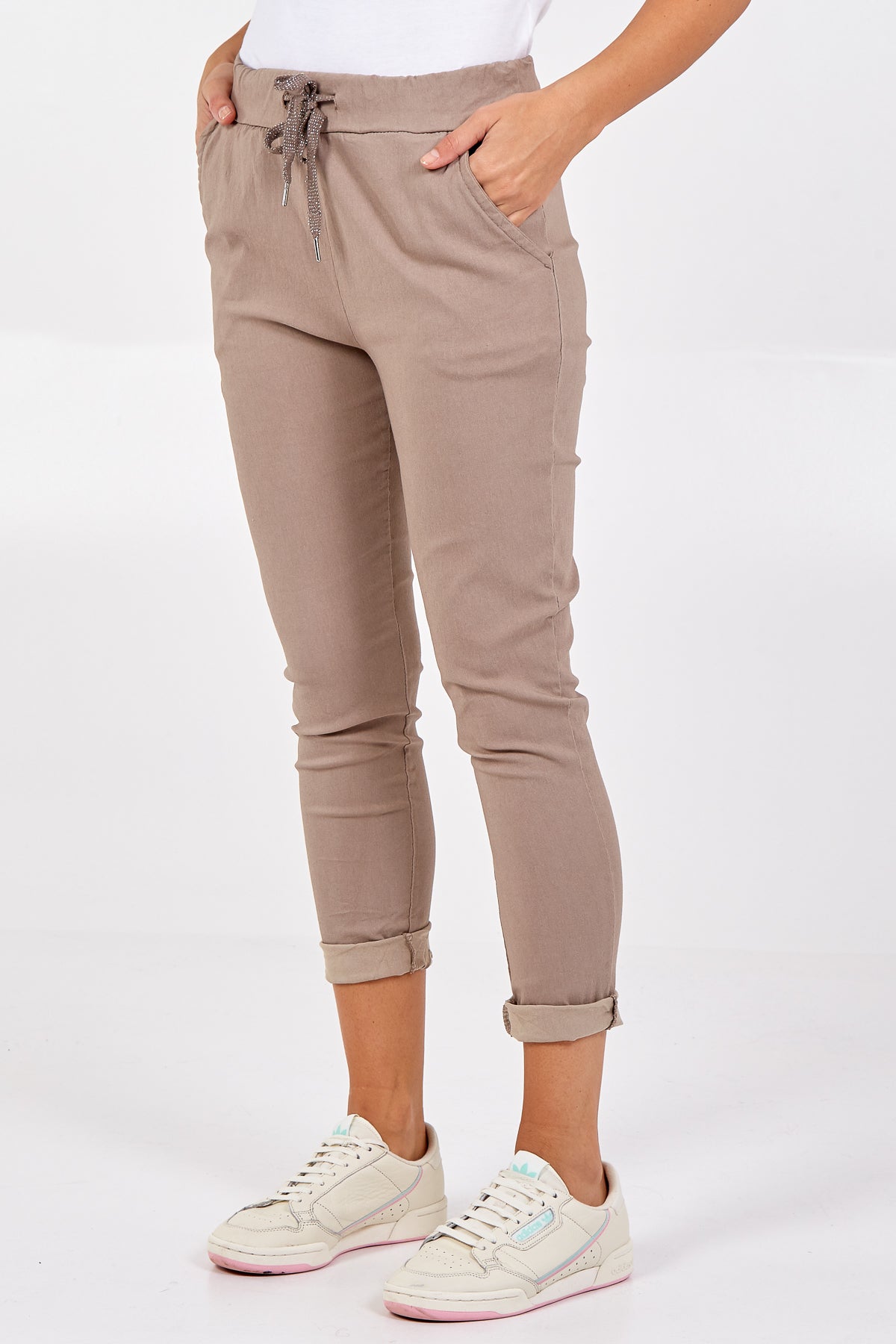 Magic Plain Super Stretch Crushed Trousers