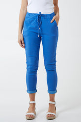 Magic Plain Super Stretch Crushed Trousers