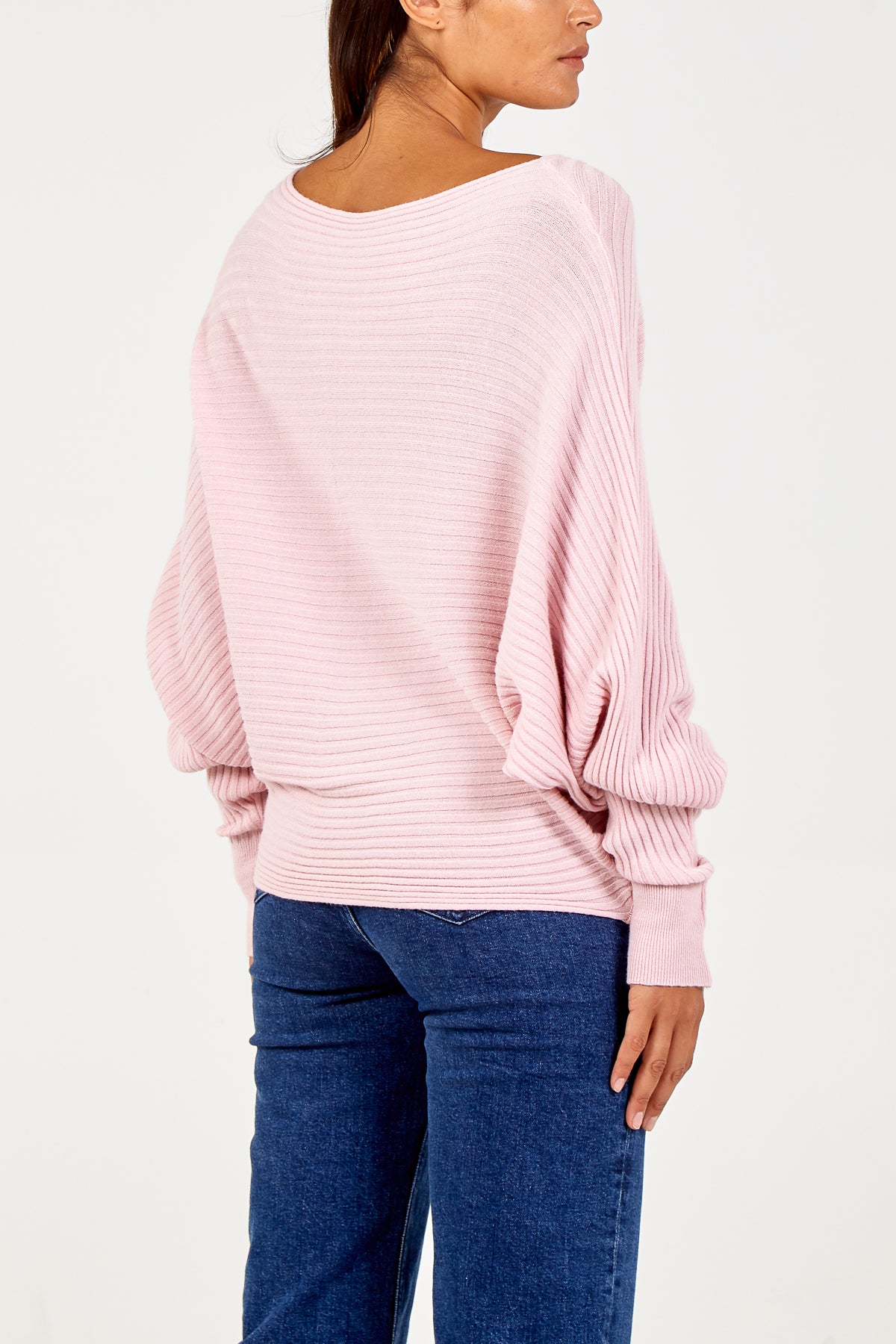 Batwing Ribbed Jumper