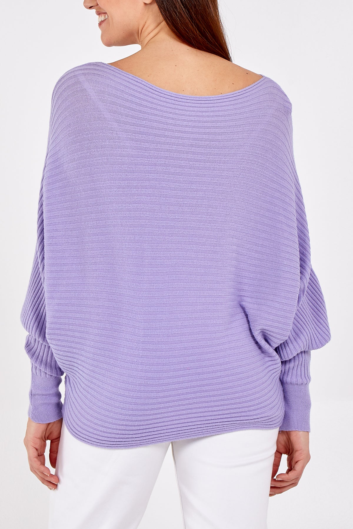 Batwing Ribbed Jumper