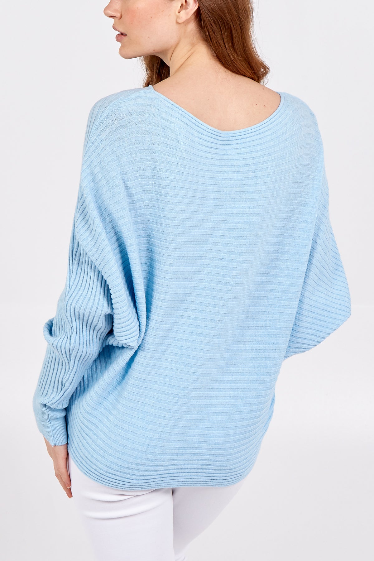 Batwing Ribbed Jumper