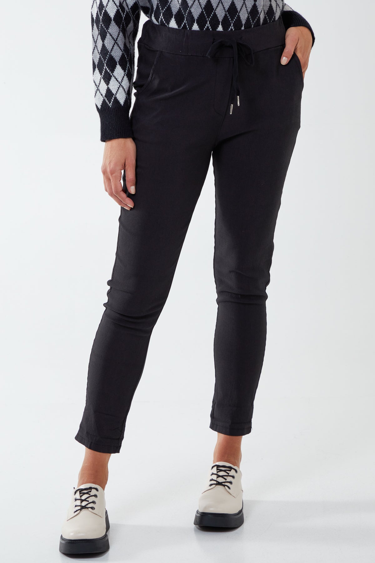 Plain smart jogger store trouser