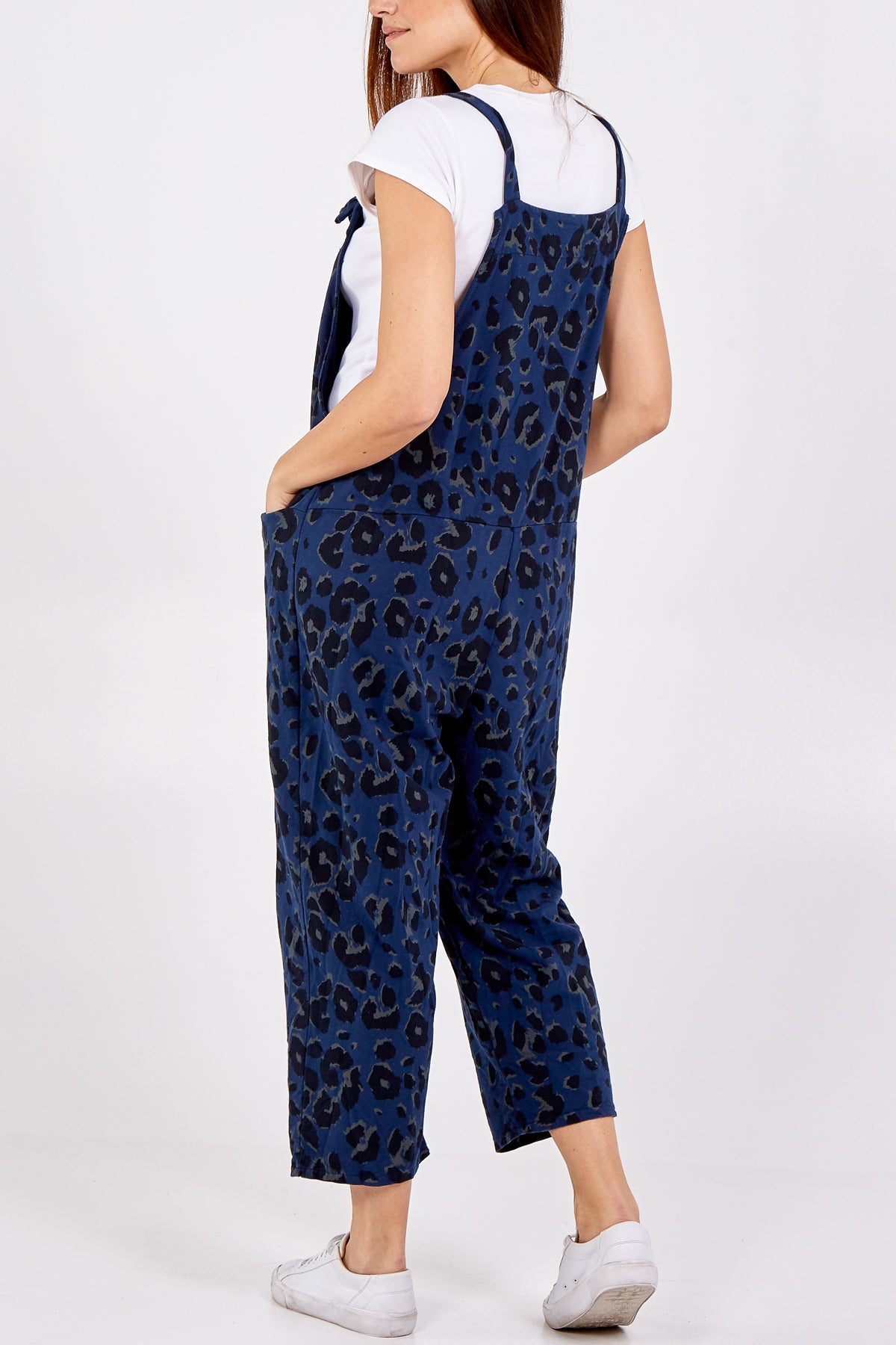 Leopard Print Dungarees