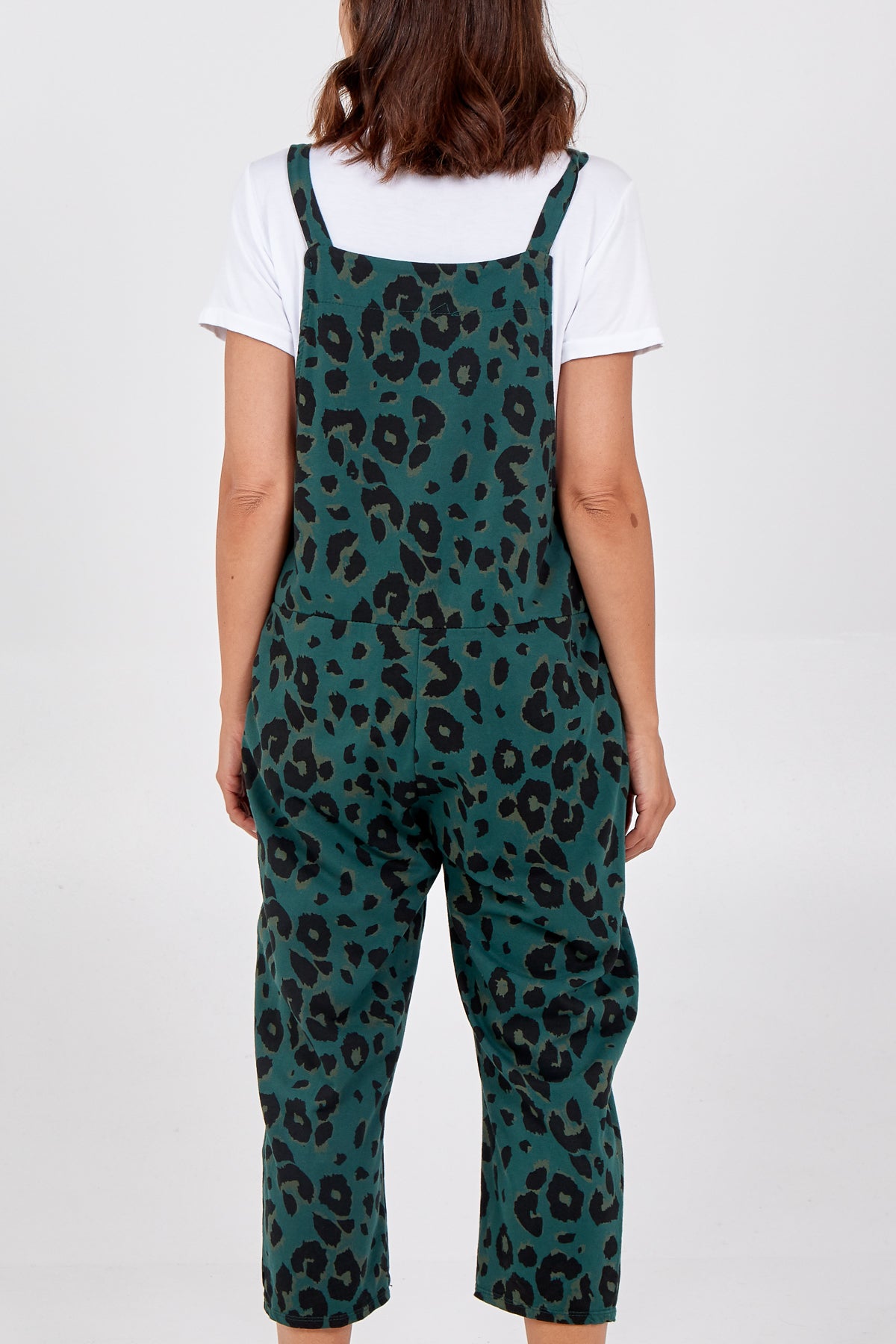 Leopard Print Dungarees