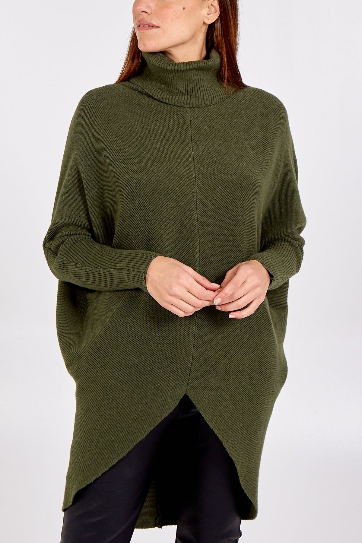 Roll Neck Jumper Dress