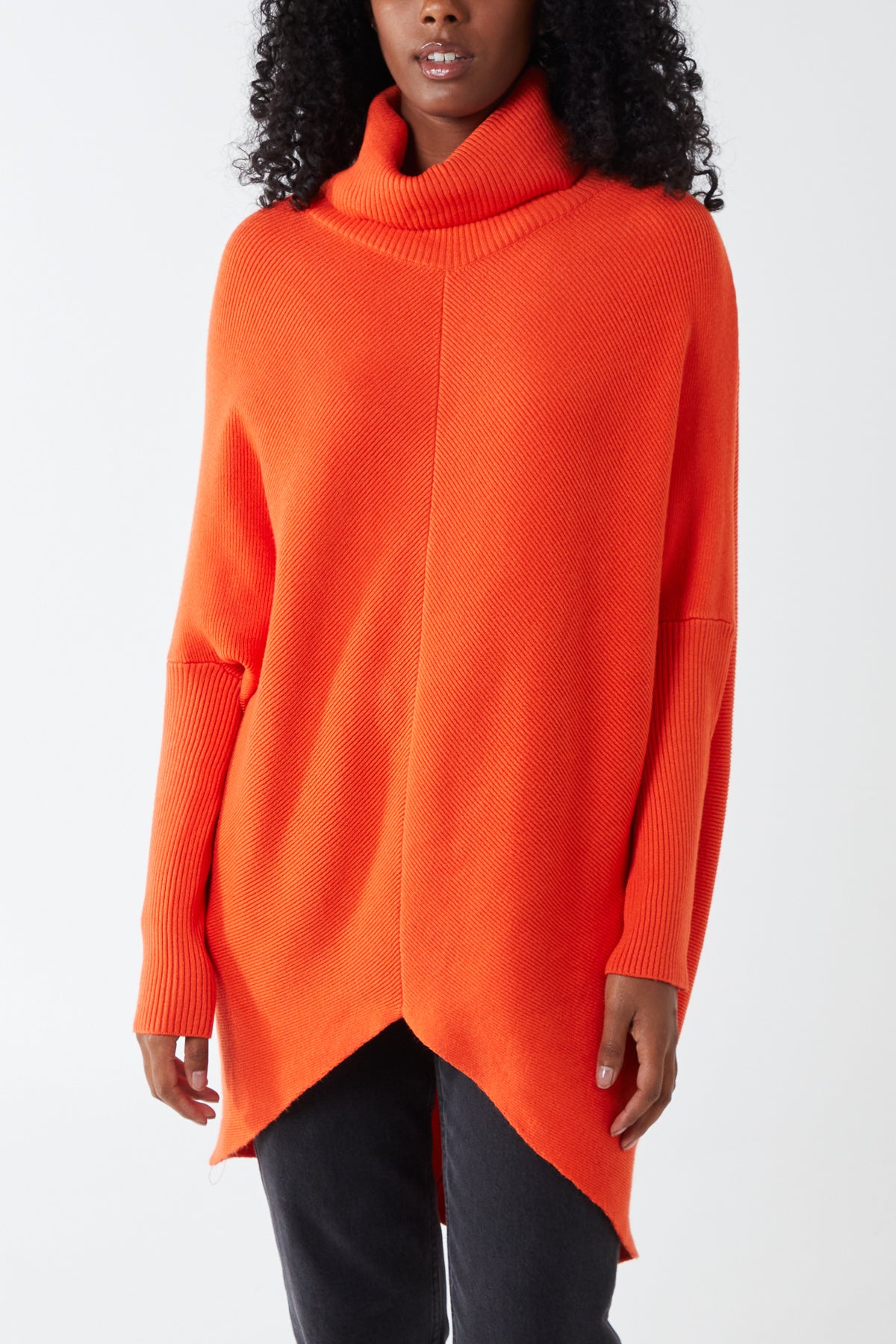 Roll Neck Jumper Dress