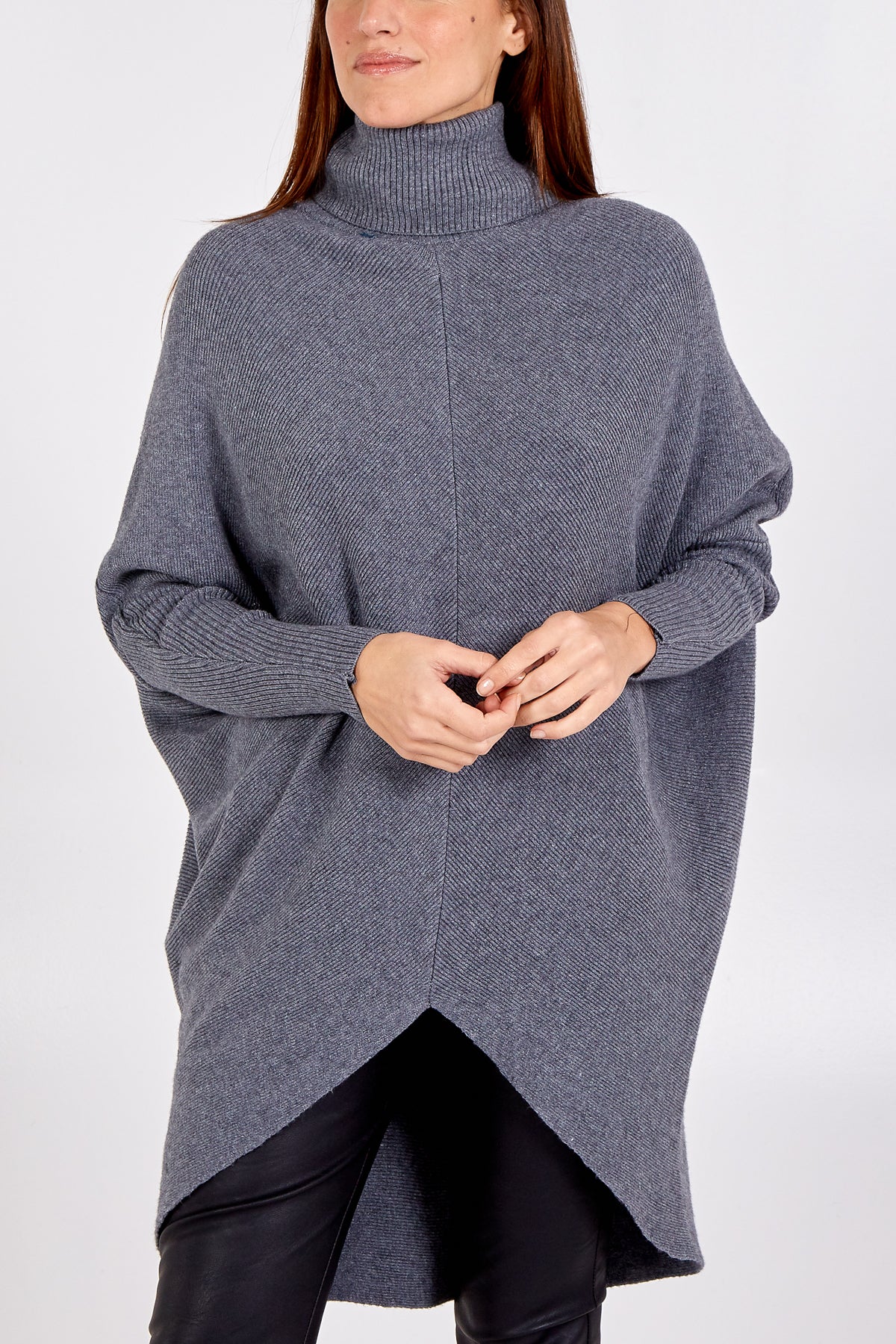 Roll Neck Jumper Dress