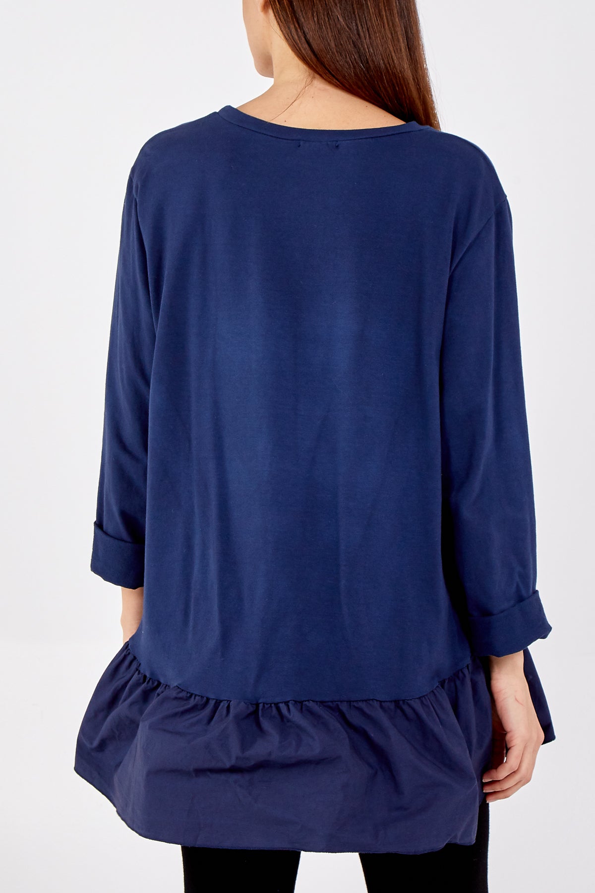 Gold Star Heart Top With Frill Trim
