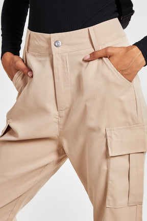 Cuffed Pocket Cargo Trousers
