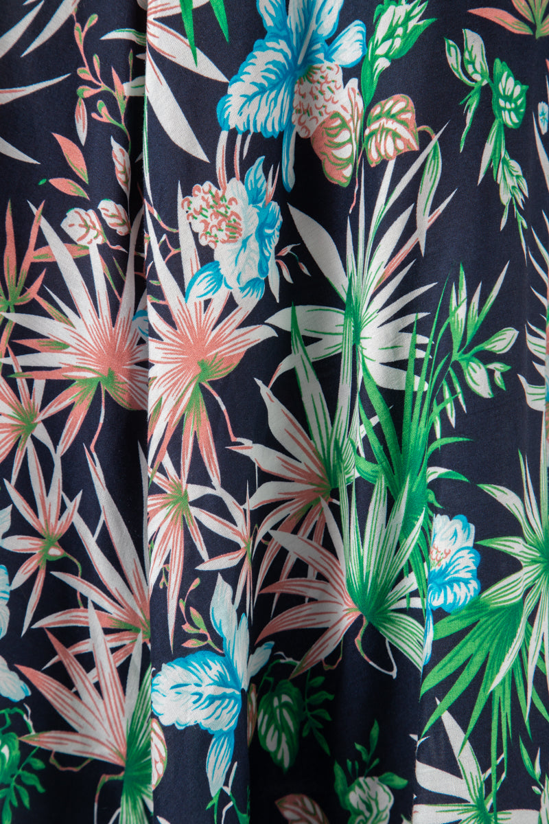 Floral Print Tunic Top
