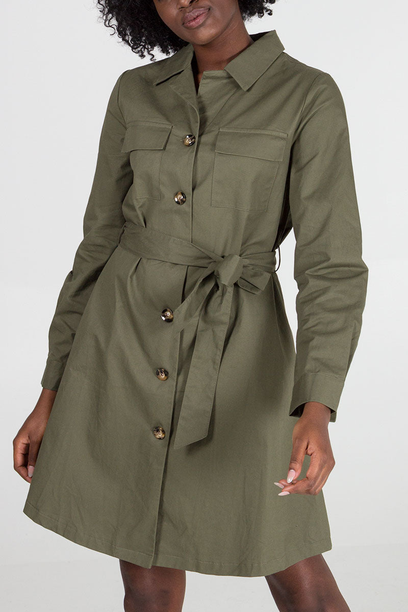 Safari Shirt Dress
