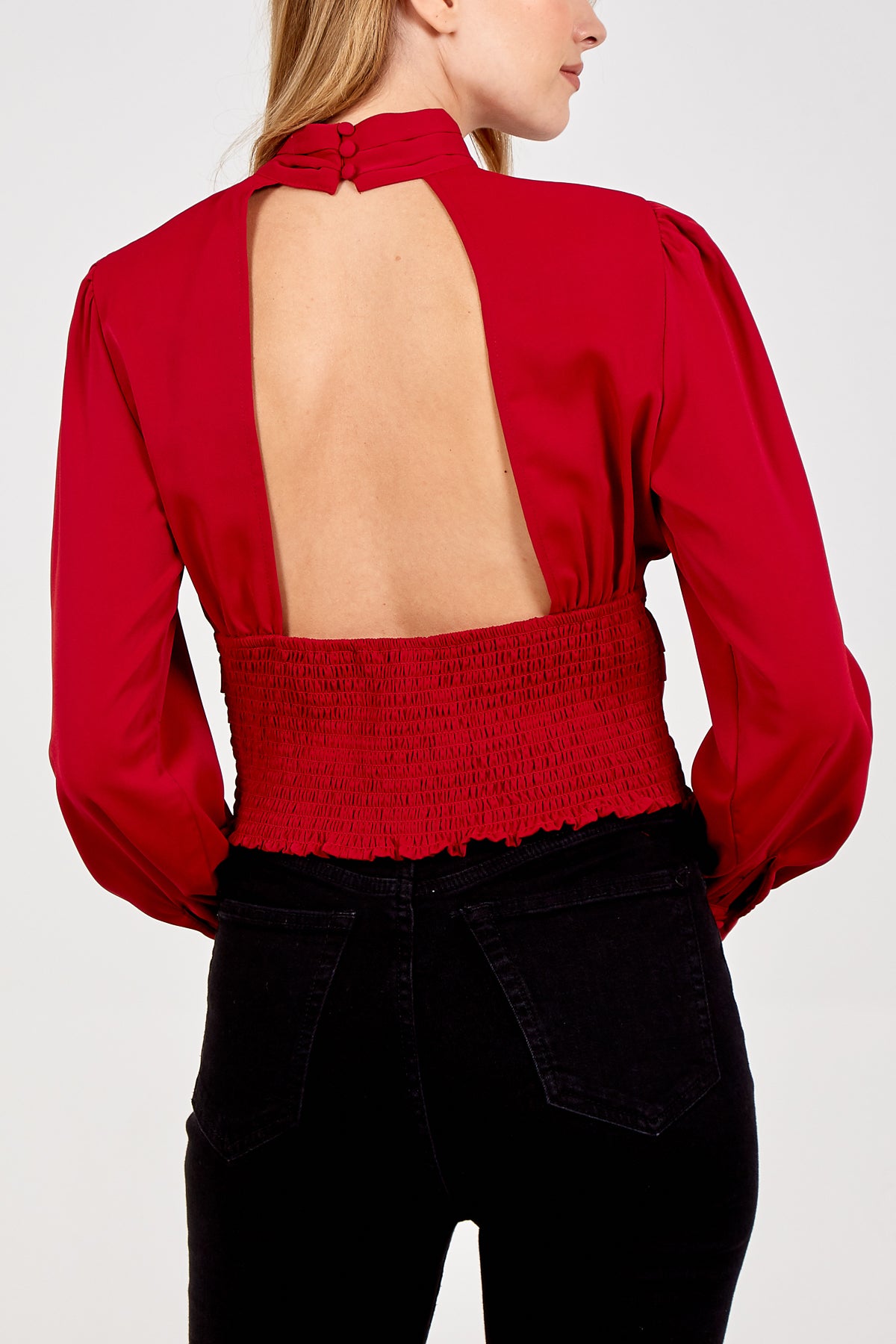 Keyhole Long Sleeve Top