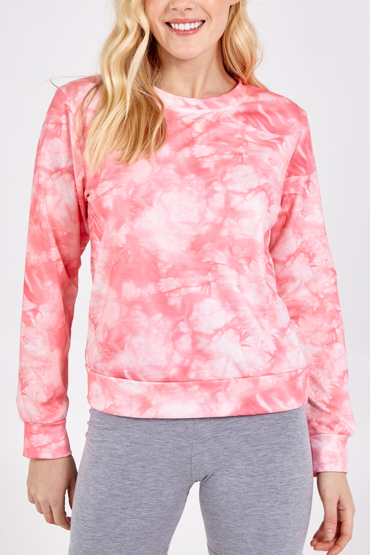 Round Neck Tie Dye Sweatshirt