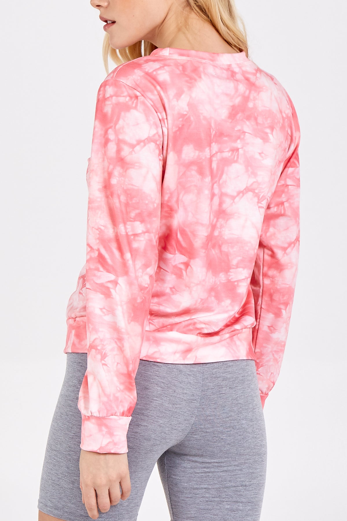 Round Neck Tie Dye Sweatshirt