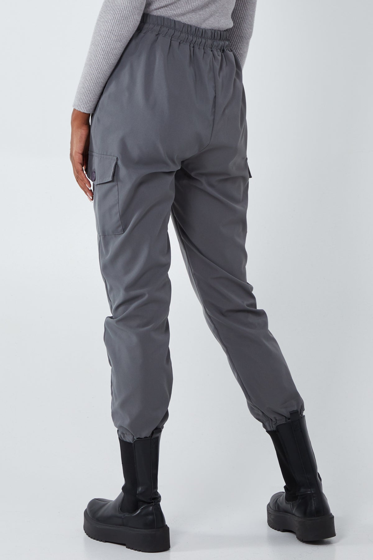Cargo Cuffed Jogger With Side Pockets