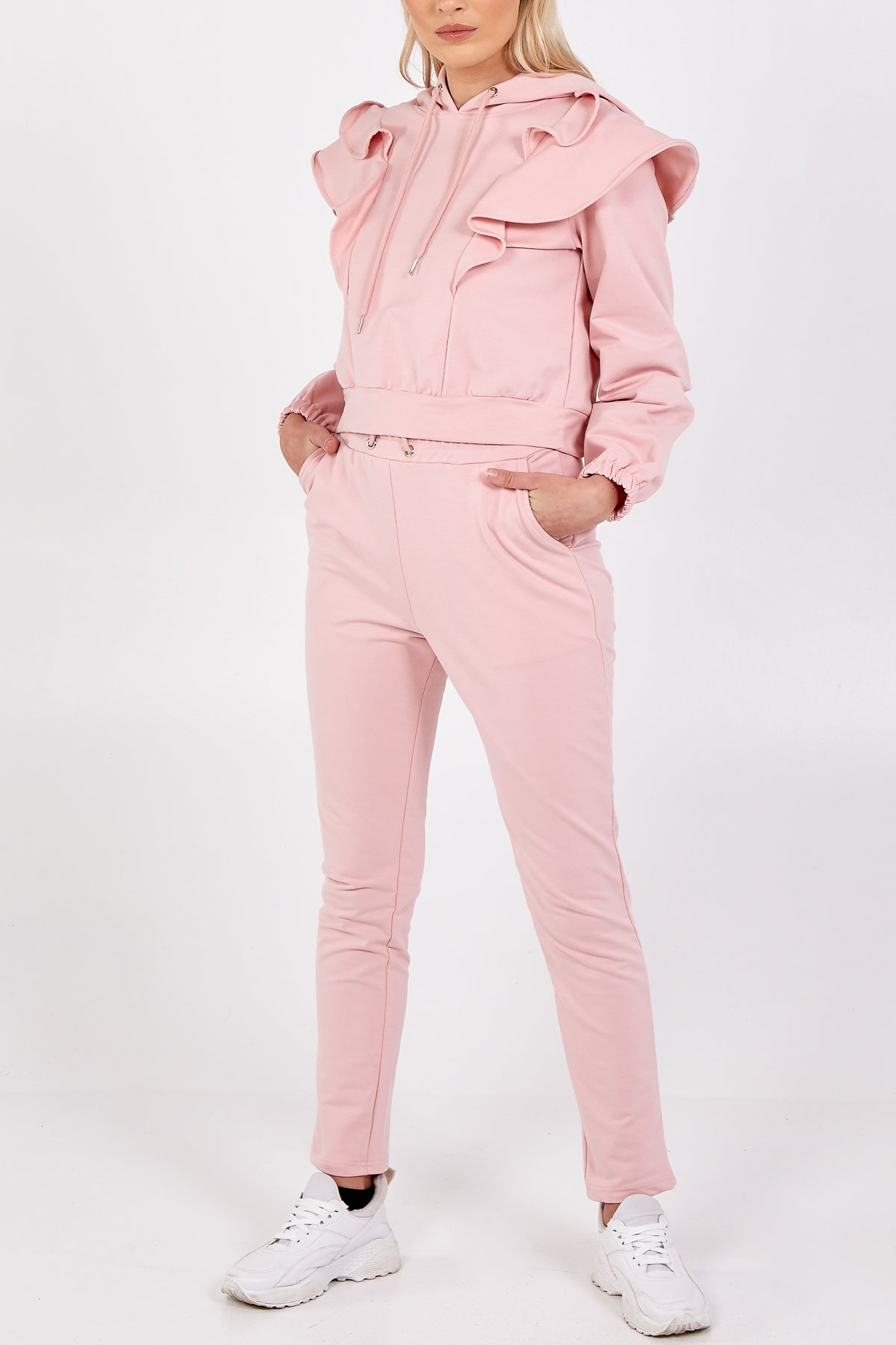 Ruffle shop jogging suit