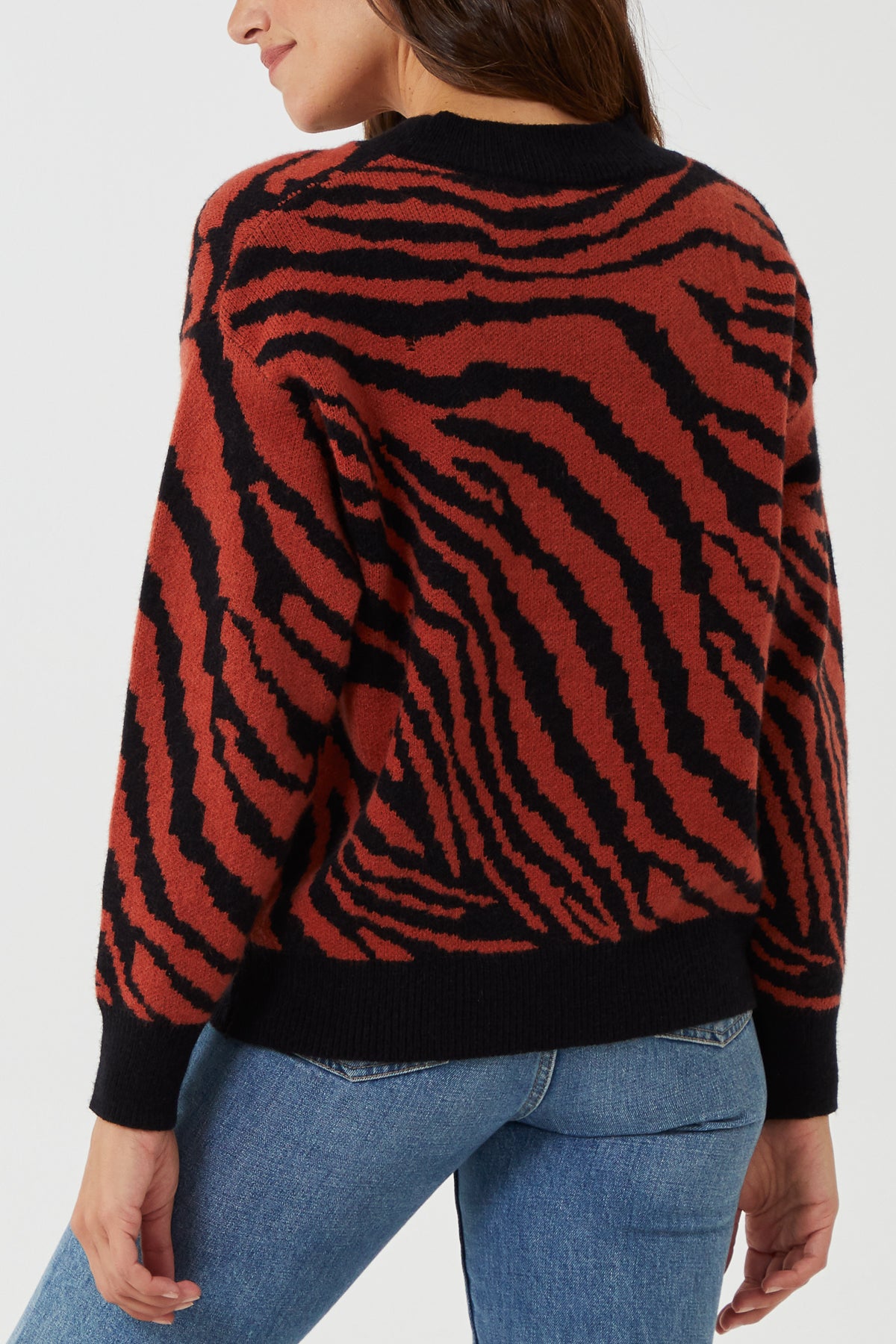 Zebra Crewneck Jumper