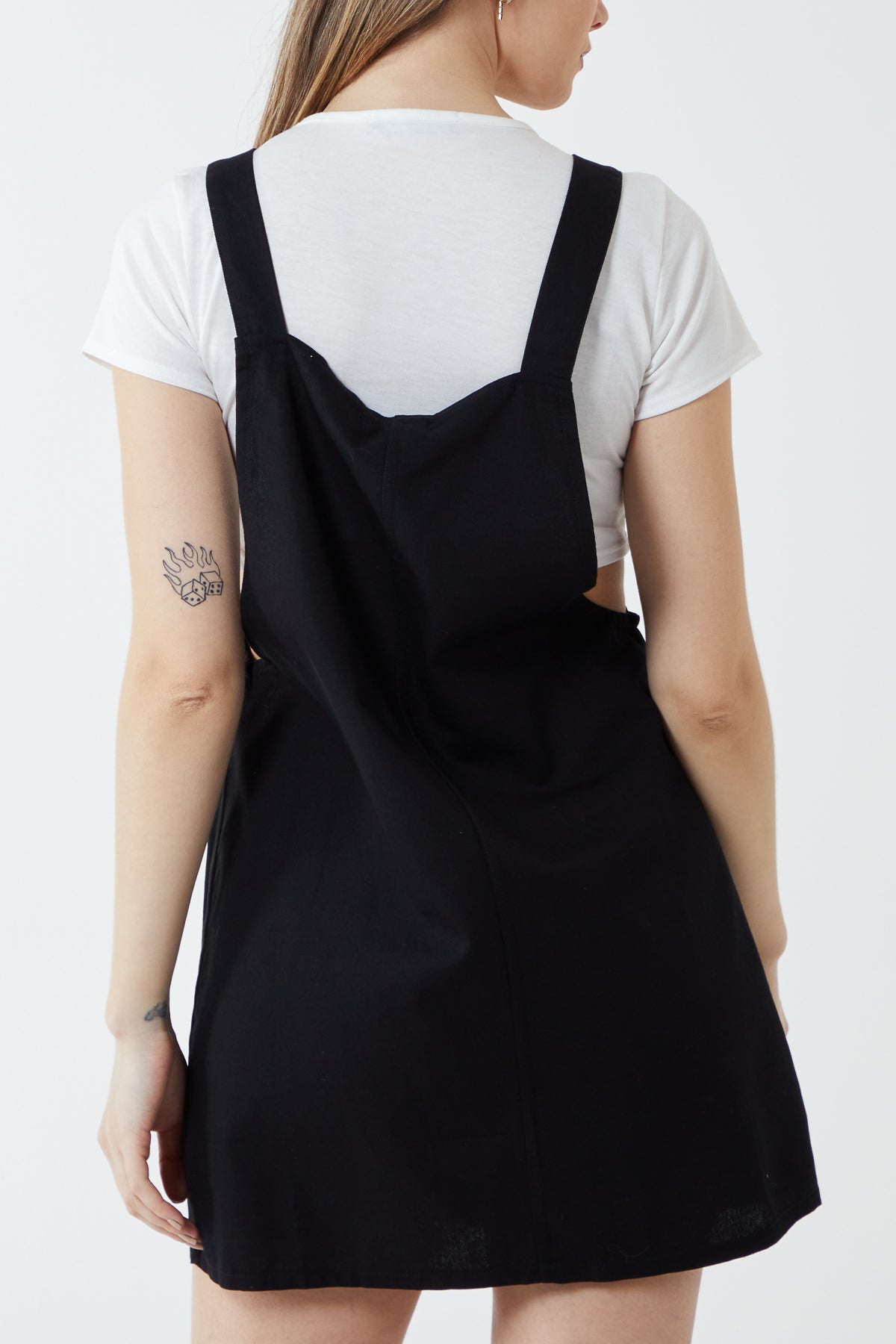 Pinafore Two Pocket Dress