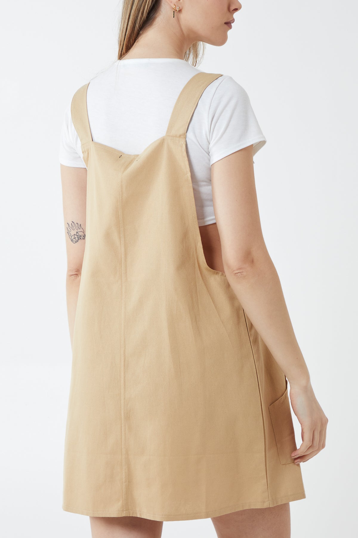Pinafore Two Pocket Dress