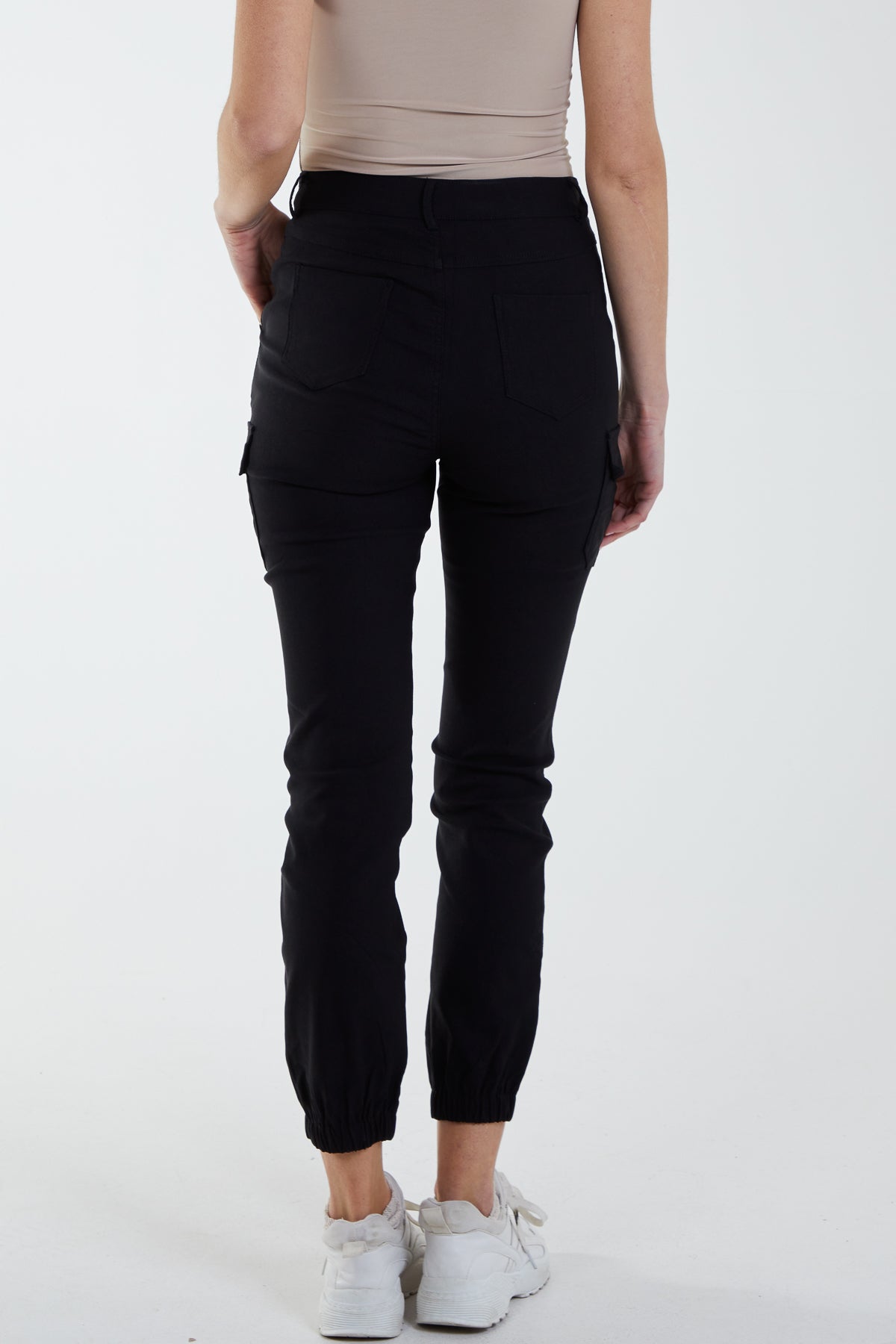 Slim Fit Cuffed Cargo Pants