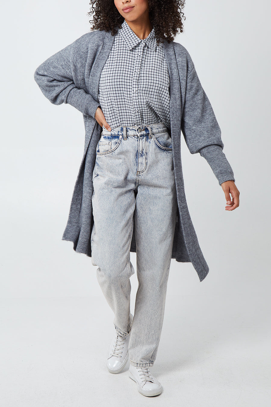 Open Front Longline Cardigan