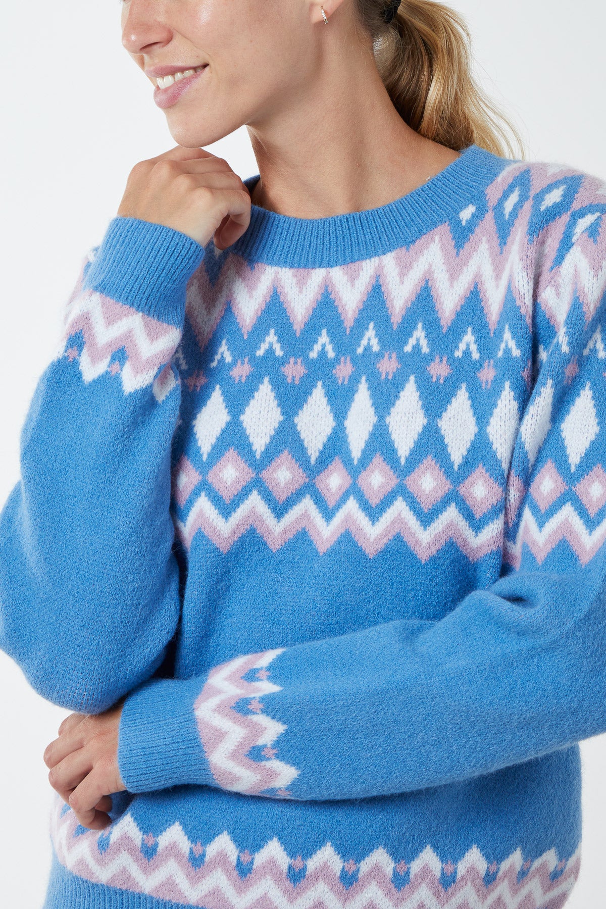 Aztec Detail Crew Jumper