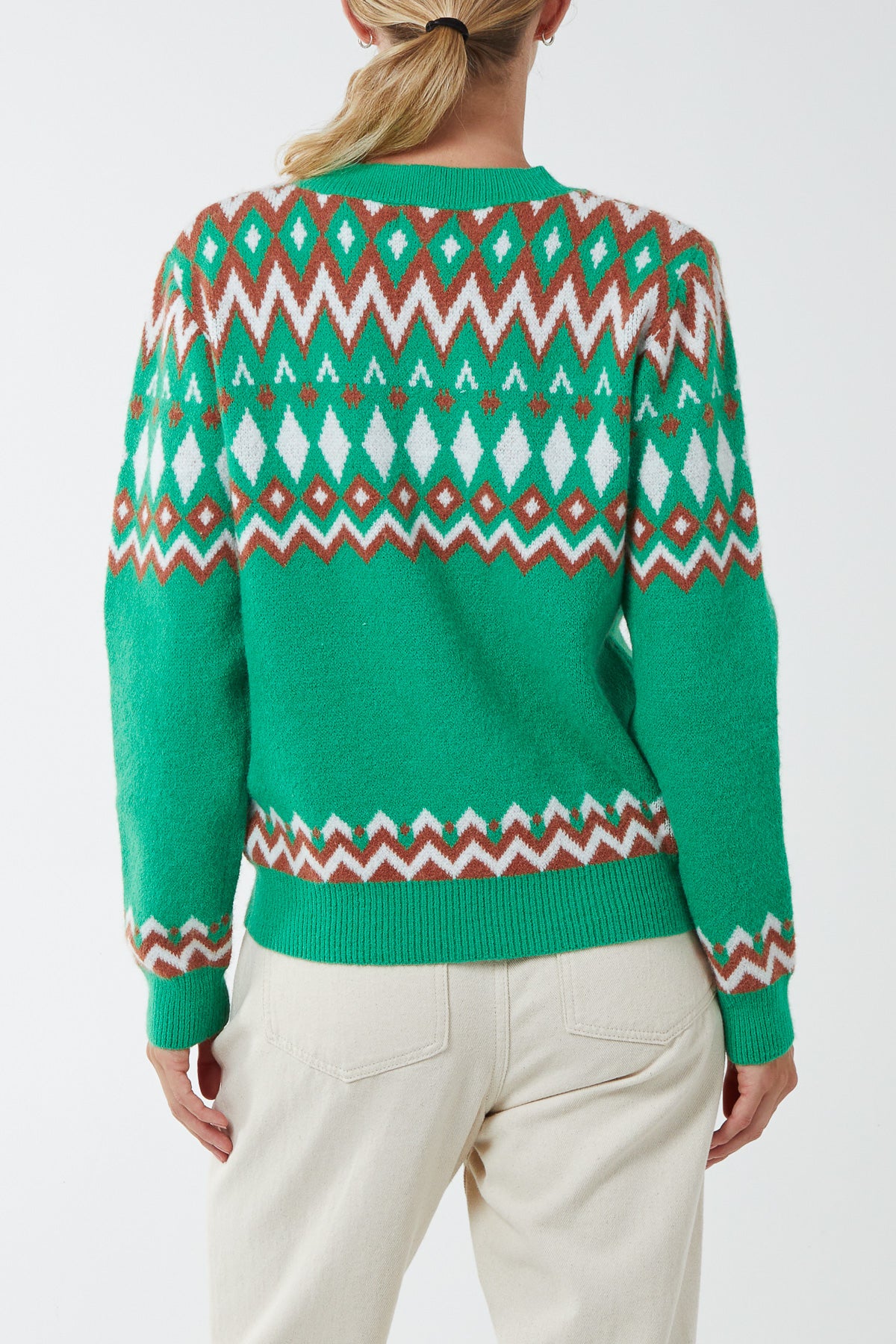 Aztec Detail Crew Jumper