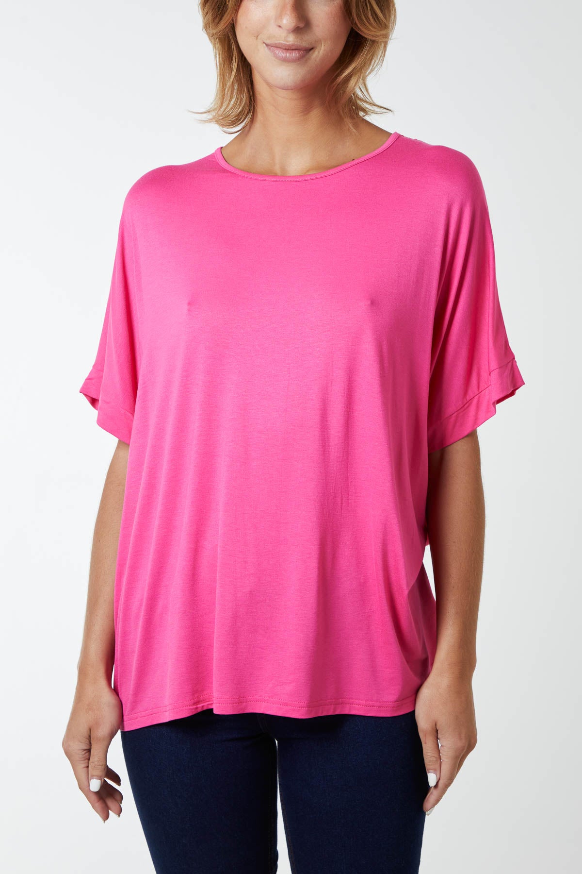 Medallion Lace Back Loose Top