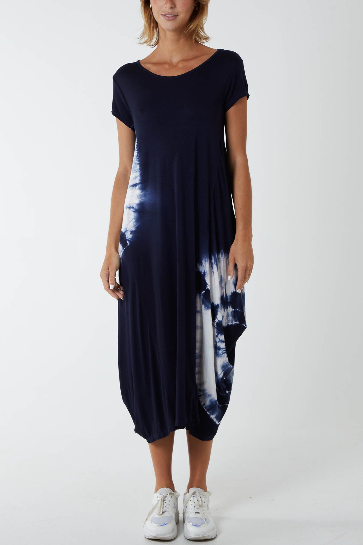 Tie Dye Parachute Midi Dress